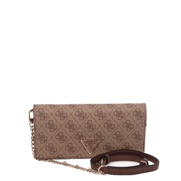 GUESS NOELLE ΓΥΝΑΙΚΕΙΑ CROSSBODY ΤΣΑΝΤΑ ΜΠΕΖ
