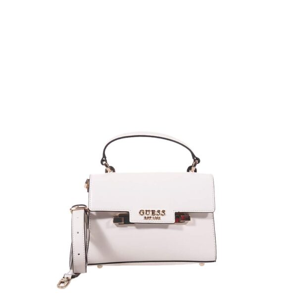 GUESS ECO ALDITH MINI ΓΥΝΑΙΚΕΙΑ ΤΣΑΝΤΑ ΧΕΙΡΟΣ ΕΚΡΟΥ