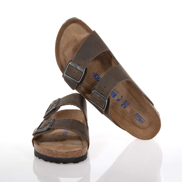 BIRKENSTOCK ARIZONA BS ΑΝΔΡΙΚΑ SLIDES FADED KHAKI