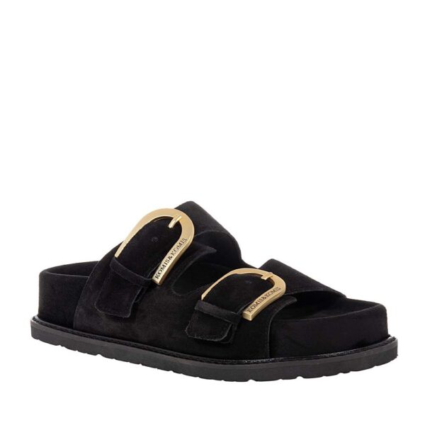 KOMIS AND KOMIS ΓΥΝΑΙΚΕΙΑ ΔΕΡΜΑΤΙΝΑ FLATFORMS ΜΑΥΡΑ