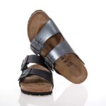 BIRKENSTOCK ARIZONA BS ΓΥΝΑΙΚΕΙΑ SLIDES METALLIC BLACK