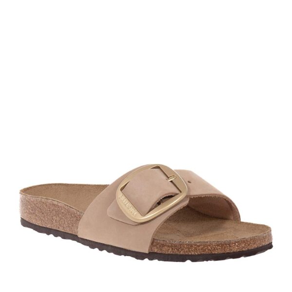 BIRKENSTOCK MADRID BIG BUCKLE ΓΥΝΑΙΚΕΙΑ SLIDES ΜΠΕΖ