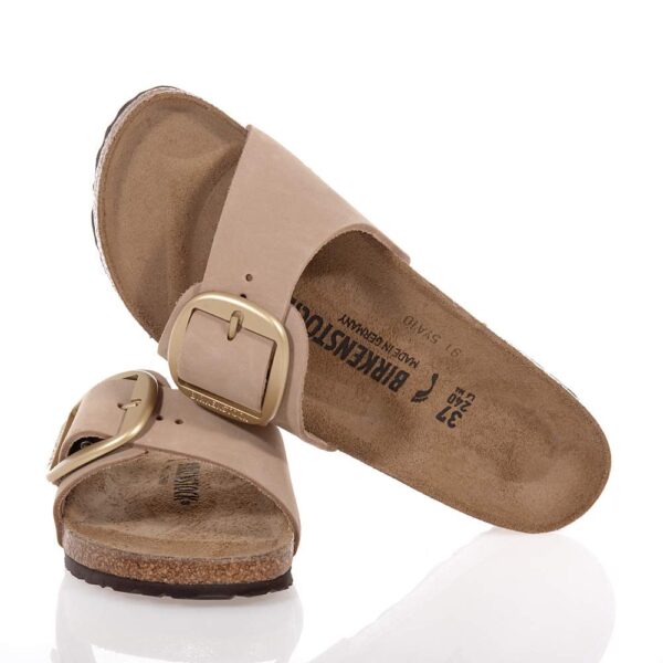 BIRKENSTOCK MADRID BIG BUCKLE ΓΥΝΑΙΚΕΙΑ SLIDES ΜΠΕΖ
