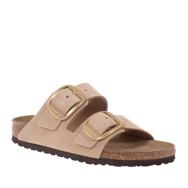 BIRKENSTOCK ARIZONA BIG BUCKLE ΓΥΝΑΙΚΕΙΑ SLIDES ΜΠΕΖ