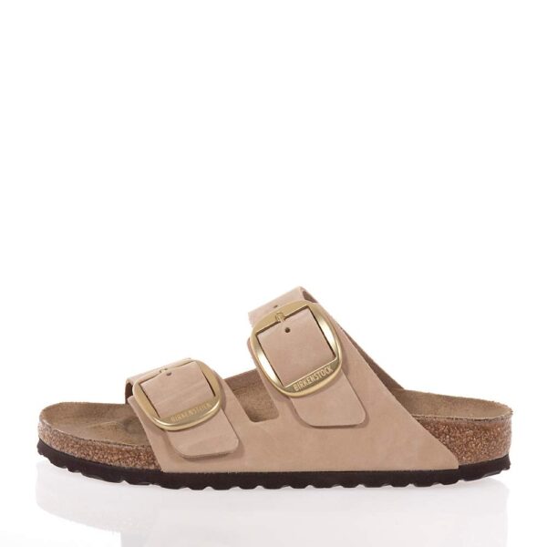 BIRKENSTOCK ARIZONA BIG BUCKLE ΓΥΝΑΙΚΕΙΑ SLIDES ΜΠΕΖ
