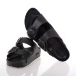 BIRKENSTOCK ARIZONA BIG BUCKLE EVA ΓΥΝΑΙΚΕΙΑ ΜΑΥΡΑ SLIDES