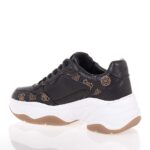 GUESS HAPYY3 ΓΥΝΑΙΚΕΙΑ SNEAKERS ΜΑΥΡΑ