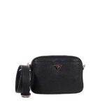GUESS MERIDIAN II ΓΥΝΑΙΚΕΙΑ CROSSBODY CAMERA BAG ΜΑΥΡΗ