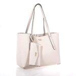 GUESS BRENTON ΓΥΝΑΙΚΕΙΑ SHOPPER ΤΣΑΝΤΑ ΕΚΡΟΥ