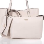 GUESS BRENTON ΓΥΝΑΙΚΕΙΑ SHOPPER ΤΣΑΝΤΑ ΕΚΡΟΥ