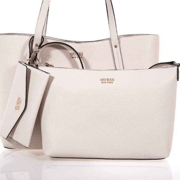 GUESS BRENTON ΓΥΝΑΙΚΕΙΑ SHOPPER ΤΣΑΝΤΑ ΕΚΡΟΥ
