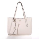GUESS BRENTON ΓΥΝΑΙΚΕΙΑ SHOPPER ΤΣΑΝΤΑ ΕΚΡΟΥ