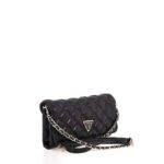 GUESS GIULLY II ΓΥΝΑΙΚΕΙΑ ΤΣΑΝΤΑ CROSSBODY ΜΑΥΡΗ
