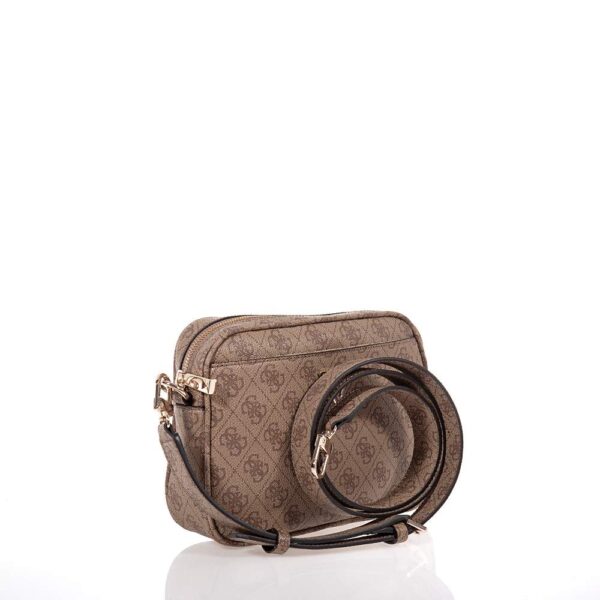 GUESS MERIDIAN II ΓΥΝΑΙΚΕΙΑ CROSSBODY CAMERA BAG ΜΠΕΖ