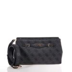 GUESS KATYA ΓΥΝΑΙΚΕΙΑ ΤΣΑΝΤΑ CROSSBODY ΑΝΘΡΑΚΙ