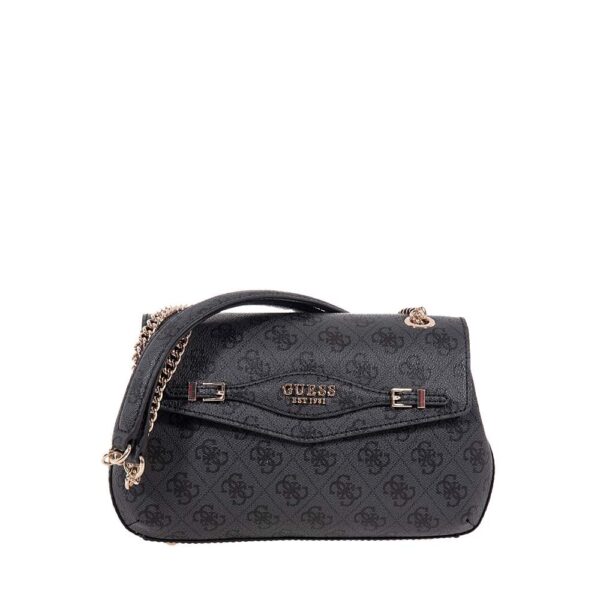 GUESS KATYA ΓΥΝΑΙΚΕΙΑ ΤΣΑΝΤΑ CROSSBODY ΑΝΘΡΑΚΙ