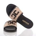 RAGAZZA ΓΥΝΑΙΚΕΙΑ ΔΕΡΜΑΤΙΝΑ SLIDES ΜΑΥΡΑ