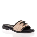 RAGAZZA ΓΥΝΑΙΚΕΙΑ ΔΕΡΜΑΤΙΝΑ SLIDES ΜΑΥΡΑ