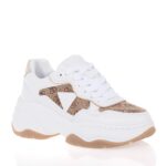 GUESS HAPYY4 ΓΥΝΑΙΚΕΙΑ SNEAKERS ΜΠΕΖ
