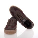 TAMARIS ΓΥΝΑΙΚΕΙΑ ΜΠΟΡΝΤΟ ΔΕΡΜΑΤΙΝΑ SNEAKERS