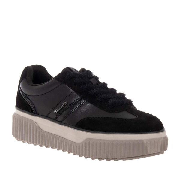 TAMARIS ΓΥΝΑΙΚΕΙΑ ΜΑΥΡΑ ΔΙΠΑΤΑ SNEAKERS