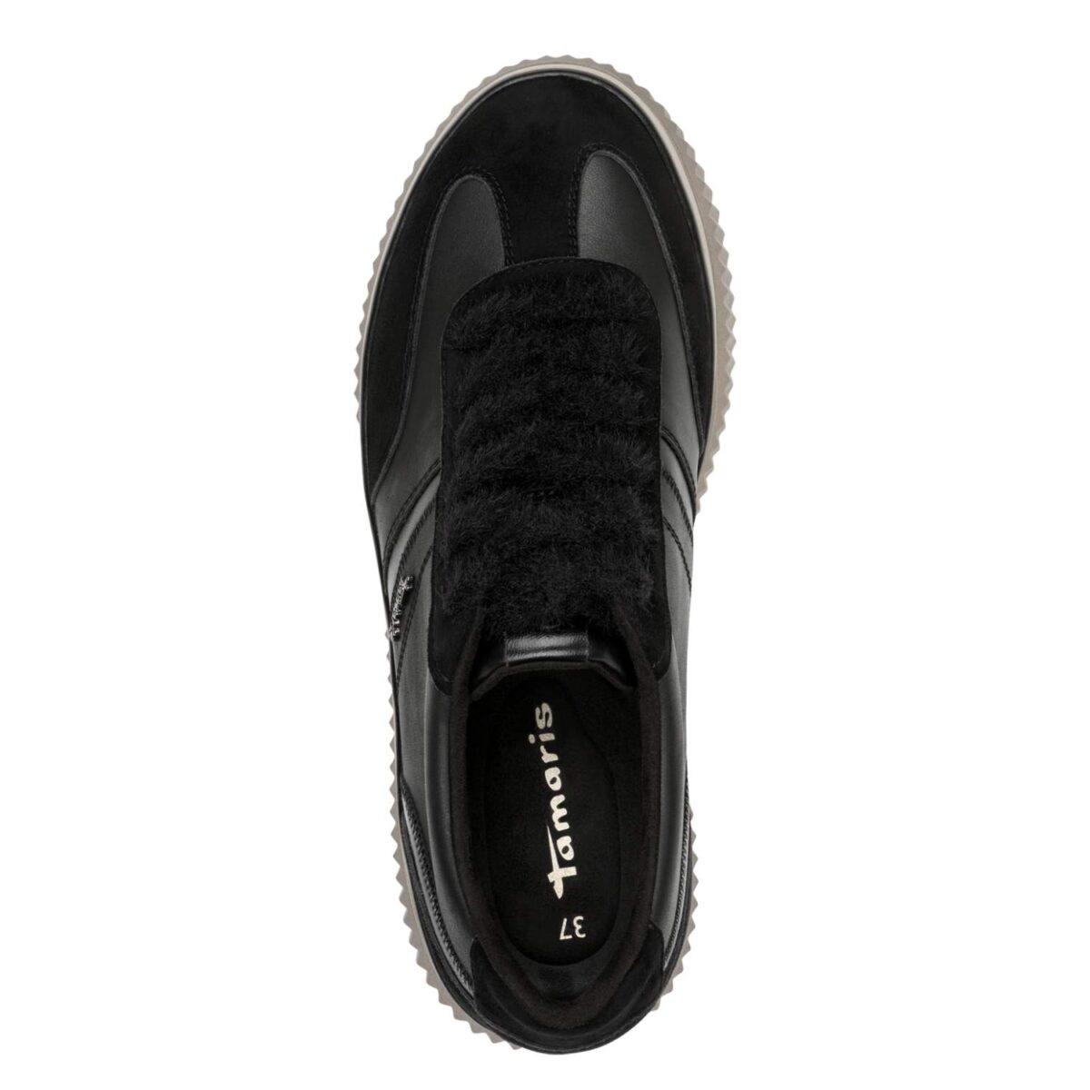 TAMARIS ΓΥΝΑΙΚΕΙΑ ΜΑΥΡΑ ΔΙΠΑΤΑ SNEAKERS
