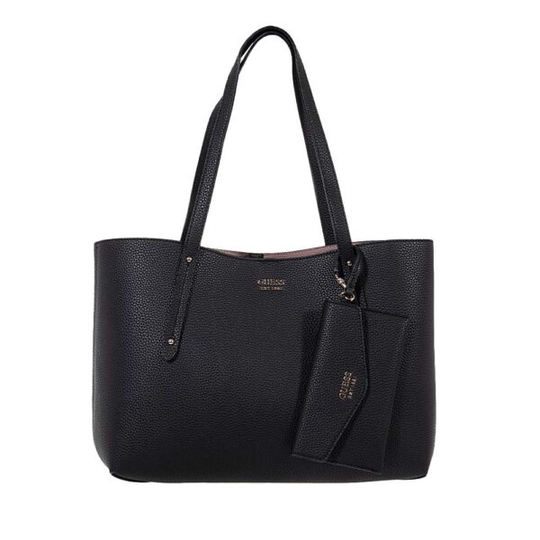 GUESS BRENTON ΓΥΝΑΙΚΕΙΑ SHOPPER ΤΣΑΝΤΑ ΜΑΥΡΗ