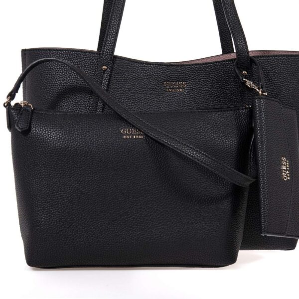 GUESS BRENTON ΓΥΝΑΙΚΕΙΑ SHOPPER ΤΣΑΝΤΑ ΜΑΥΡΗ