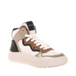 GEOX J LAQUINNY ΠΑΙΔΙΚΑ ΜΠΟΤΑΚΙΑ ΜΠΕΖ