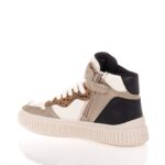 GEOX J LAQUINNY ΠΑΙΔΙΚΑ ΜΠΟΤΑΚΙΑ ΜΠΕΖ