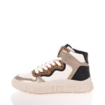 GEOX J LAQUINNY ΠΑΙΔΙΚΑ ΜΠΟΤΑΚΙΑ ΜΠΕΖ