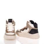 GEOX J LAQUINNY ΠΑΙΔΙΚΑ ΜΠΟΤΑΚΙΑ ΜΠΕΖ