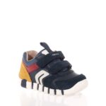 GEOX B IUPIDOO ΠΑΙΔΙΚΑ SNEAKERS ΜΕ VELCRO ΜΠΛΕ