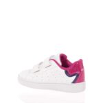 GEOX B ECLYPER ΠΑΙΔΙΚΑ SNEAKERS ΛΕΥΚΑ-ΦΟΥΞΙΑ