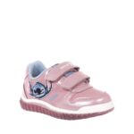 GEOX B LIGHTYLOO ΠΑΙΔΙΚΑ SNEAKERS STITCH ΜΕ ΦΩΤΑΚΙΑ ΡΟΖ