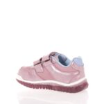 GEOX B LIGHTYLOO ΠΑΙΔΙΚΑ SNEAKERS STITCH ΜΕ ΦΩΤΑΚΙΑ ΡΟΖ