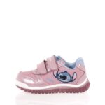 GEOX B LIGHTYLOO ΠΑΙΔΙΚΑ SNEAKERS STITCH ΜΕ ΦΩΤΑΚΙΑ ΡΟΖ