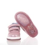 GEOX B LIGHTYLOO ΠΑΙΔΙΚΑ SNEAKERS STITCH ΜΕ ΦΩΤΑΚΙΑ ΡΟΖ