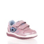 GEOX B LIGHTYLOO ΠΑΙΔΙΚΑ SNEAKERS STITCH ΜΕ ΦΩΤΑΚΙΑ ΡΟΖ