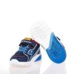 GEOX J CIBERDRON ΠΑΙΔΙΚΑ SNEAKERS SUPERMAN ΜΕ ΦΩΤΑΚΙΑ ΜΠΛΕ