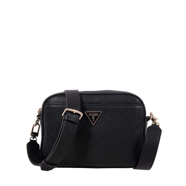 GUESS MERIDIAN II ΓΥΝΑΙΚΕΙΑ CROSSBODY CAMERA BAG ΜΑΥΡΗ