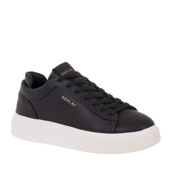REPLAY NOTTING DOUBLE ΑΝΔΡΙΚΑ SNEAKERS ΜΑΥΡΑ