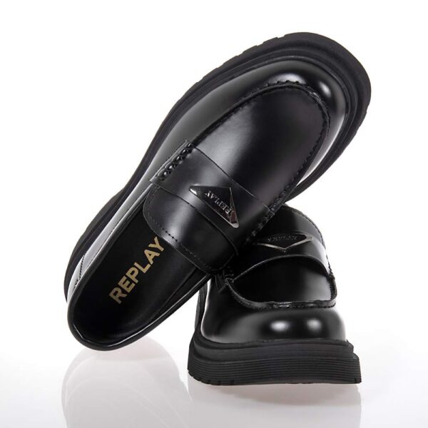 REPLAY PIERCE LOAFER 24 ΑΝΔΡΙΚΑ ΜΟΚΑΣΙΝΙΑ ΜΑΥΡΑ