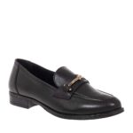RAGAZZA ΓΥΝΑΙΚΕΙΑ LOAFERS ΔΕΡΜΑΤΙΝΑ ΜΑΥΡΑ