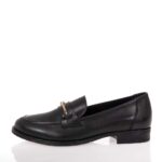 RAGAZZA ΓΥΝΑΙΚΕΙΑ LOAFERS ΔΕΡΜΑΤΙΝΑ ΜΑΥΡΑ