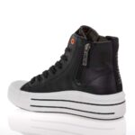 REFRESH ΓΥΝΑΙΚΕΙΑ ΜΑΥΡΑ SNEAKERS ΜΠΟΤΑΚΙΑ