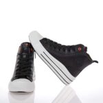 REFRESH ΓΥΝΑΙΚΕΙΑ ΜΑΥΡΑ SNEAKERS ΜΠΟΤΑΚΙΑ