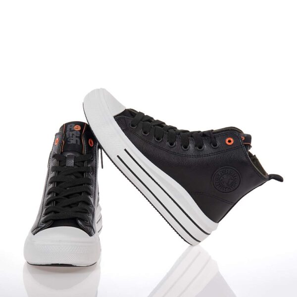 REFRESH ΓΥΝΑΙΚΕΙΑ ΜΑΥΡΑ SNEAKERS ΜΠΟΤΑΚΙΑ