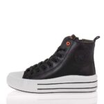 REFRESH ΓΥΝΑΙΚΕΙΑ ΜΑΥΡΑ SNEAKERS ΜΠΟΤΑΚΙΑ