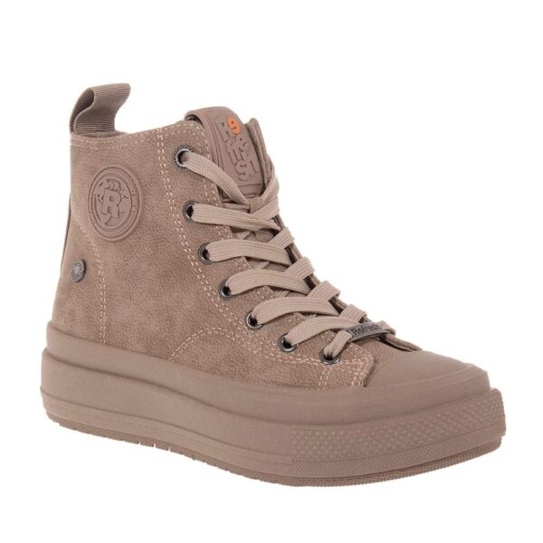 REFRESH ΓΥΝΑΙΚΕΙΑ TAUPE SNEAKERS ΜΠΟΤΑΚΙΑ